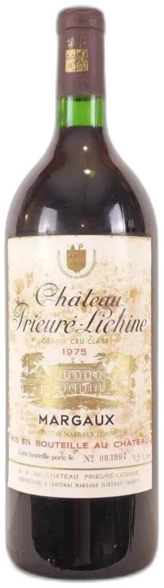 photo du vin 1975 Pessac-Léognan Château Prieuré-Lichine Grand Cru Classé Magnum Rouge Bordeaux