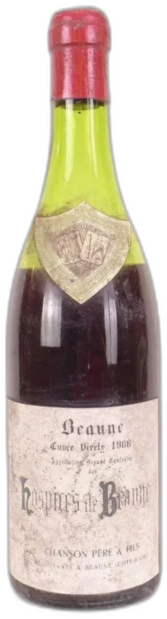 photo du vin 1966 Beaune Hospices de Beaune Chanson Cuvée Virely Rouge Bourgogne