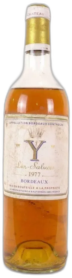photo du vin 1977 Bordeaux y d’Yquem b4 Blanc Bordeaux