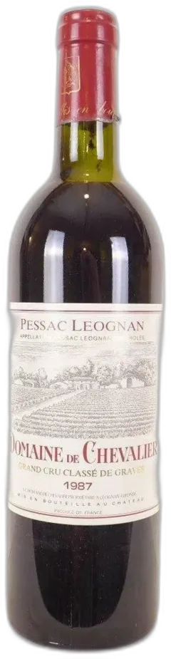 photo du vin 1987 Pessac-Léognan Domaine de Chevalier Grand Cru Classé Rouge Bordeaux