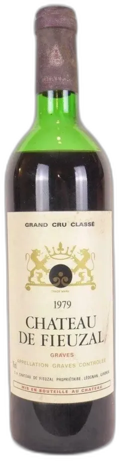 image du vin 1979 Pessac-Léognan Château de Fieuzal Grand Cru Classé Rouge Bordeaux