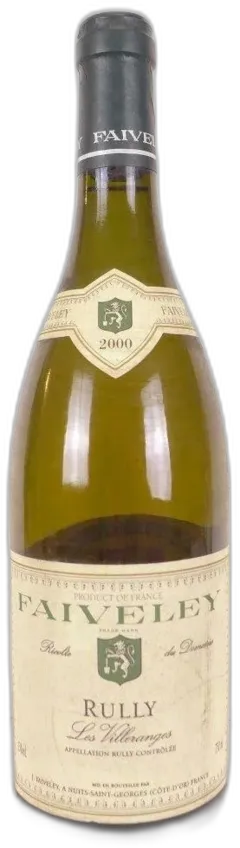 photo du vin 2000 Rully Faiveley les Villeranges Blanc Bourgogne