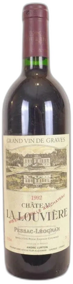 illustration du vin 1992 Pessac-Léognan Château la Louvière Rouge Bordeaux