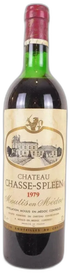 illustration du vin 1979 Moulis Château Chasse-Spleen Rouge Bordeaux