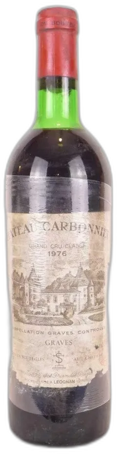 vue du vin 1976 Pessac-Léognan Château Carbonnieux Grand Cru Classé Rouge Bordeaux