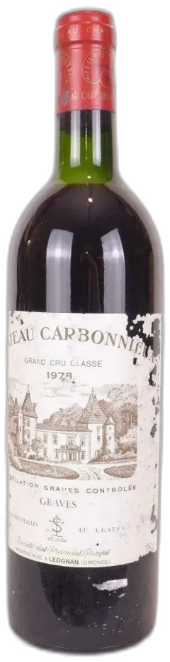 photo du vin Château Carbonnieux Pessac-Léognan Grand Cru Classé de Graves Rouge 1978