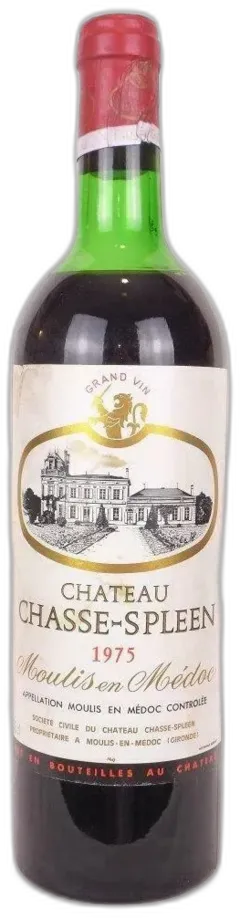 photos du vin 1975 Moulis Château Chasse-Spleen Rouge Bordeaux