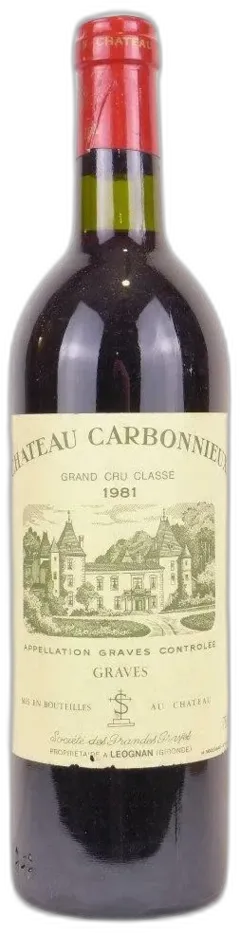 photo du vin 1981 Pessac-Léognan Château Carbonnieux Grand Cru Classé Étiquette Abîmée) Rouge Bordeaux
