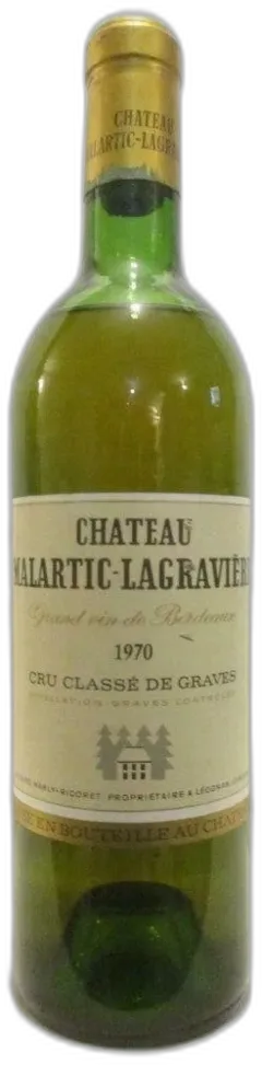 photo du vin 1970 Pessac-Léognan Château Malartic-Lagravière Grand Cru Classé Blanc Bordeaux