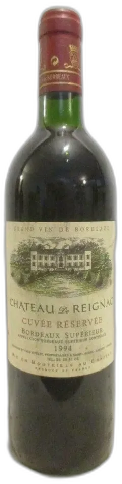 photo du vin Cuvée Réservée