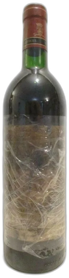 aperçu du vin 1985 Pessac-Léognan Château Brown Étiquette Presque Illisible) Rouge Bordeaux