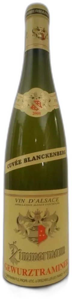 photo du vin Gewurztraminer Zimmermann Blanckenberg