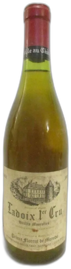 aperçu du vin 1984 Ladoix Prince Florent de Mérobe Premier Cru Hautes Mourottes Blanc Bourgogne