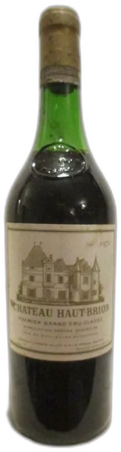 aperçu du vin 1970 Pessac-Léognan Château Haut-Brion Grand Cru Classé Rouge Bordeaux