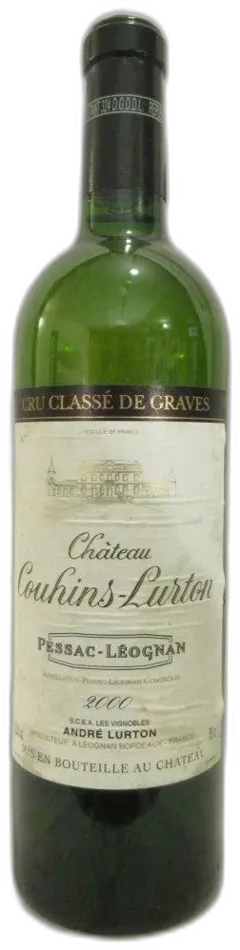 photo du vin 2000 Pessac-Léognan Château Couhins-Lurton Cru Classé Blanc Bordeaux