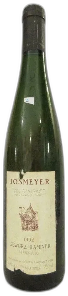photo du vin Gewurztraminer Josmeyer Herrenweg Blanc