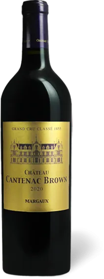 aperçu du vin Château Cantenac Brown Aoc Margaux 3ème Cru Classé 2020 Rouge