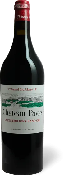 vue du vin Château Pavie