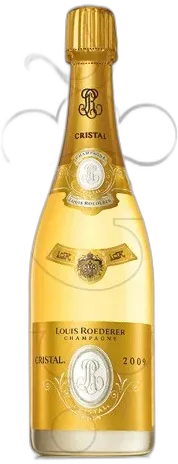 illustration du vin Louis Roederer Cristal en Cadeau