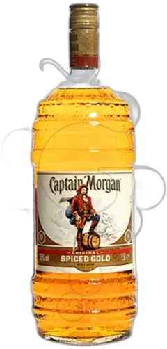 vue du vin Captain Morgan Spiced Barrel Bottle