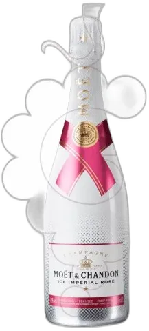 illustration du vin Moet Chandon Ice Imperial Rosé