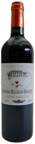 vue du vin Chateau Billeron Bouquey Calice Saint Emilion