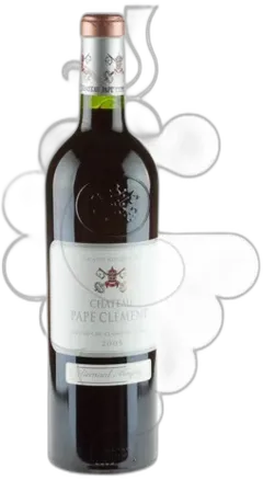 illustration du vin ch. Pape Clément
