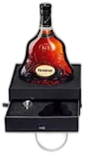 vue du vin Hennessy X.O. Édition Flask
