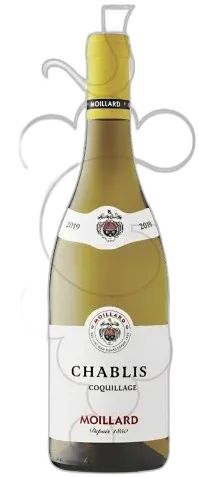 illustration du vin Moillard Chablis Coquillage