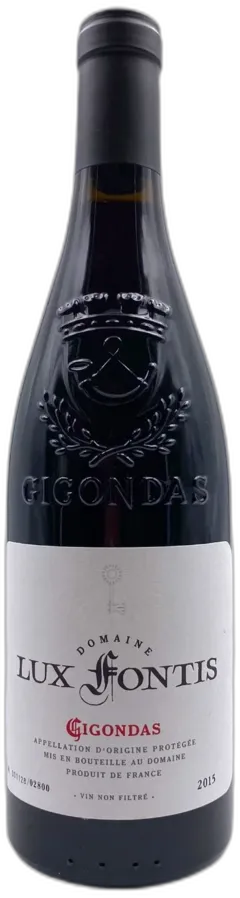 photo du vin Lux Fontis Gigondas