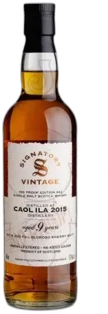 photo du vin Signatory Caol Ila 9 Ans