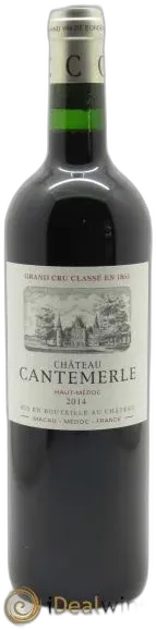 photo du vin Château Cantemerle 5ème Grand Cru Classé 2014