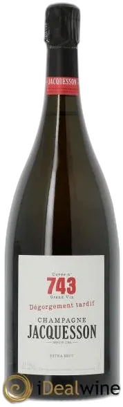 vue du vin Cuvée 743 Dégorgement Tardif Extra-Brut Jacquesson