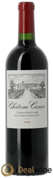 image du vin Château Canon 1er Grand Cru Classé b 2018