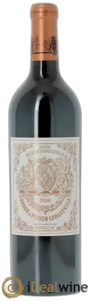 illustration du vin Pichon Longueville Baron 2ème Grand Cru Classé 2006