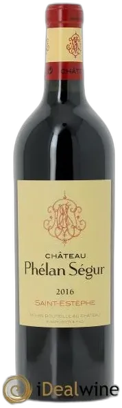 image du vin Château Phelan Segur 2016