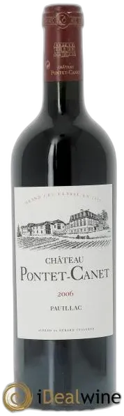 aperçu du vin Château Pontet Canet 5ème Grand Cru Classé 2006