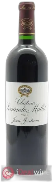 image du vin Château Sociando Mallet 2012