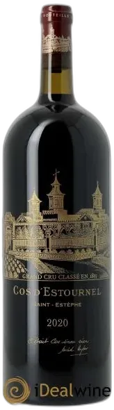 image du vin Cos d’Estournel 2020 2ème Grand Cru Classé Saint-Estèphe, Bordeaux Rouge