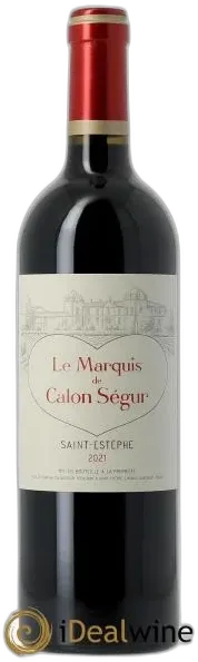 photo du vin Marquis de Calon Second Vin 2021