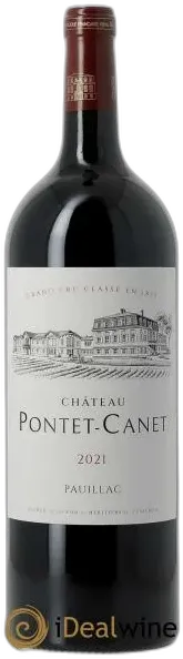image du vin Château Pontet Canet 5ème Grand Cru Classé 2021