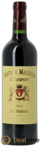 photo du vin Château Malescot Saint-Exupéry 3ème Grand Cru Classé 2016