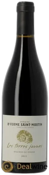 image du vin Beaumes-de-Venise les Terres Jaunes la Ferme Saint-Martin 2022