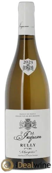 vue du vin Rully 1er Cru Margotés Paul & Marie Jacqueson 2023