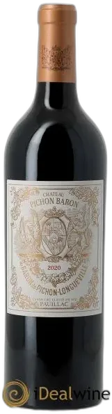 photo du vin Pichon Longueville Baron 2ème Grand Cru Classé 2020
