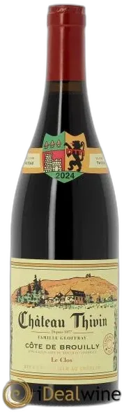 photos du vin Côte de Brouilly le Clos Château Thivin