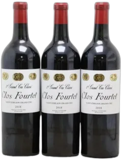 vue du vin Clos Fourtet 1er Grand Cru Classé b 2018