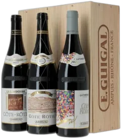 vue du vin Côte-Rôtie Guigal Trilogie la Turque la Landonne la Mouline 2020