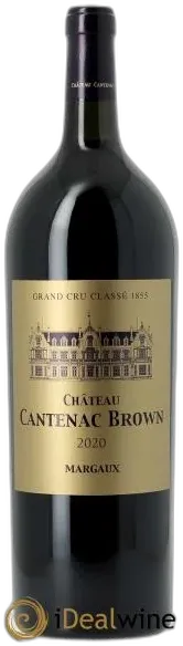 image du vin Château Cantenac Brown 3ème Grand Cru Classé 2020