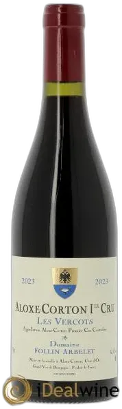 photos du vin Aloxe-Corton 1er Cru les Vercots Follin-Arbelet 2023